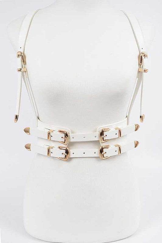 Buckle Suspender Corset Belt
