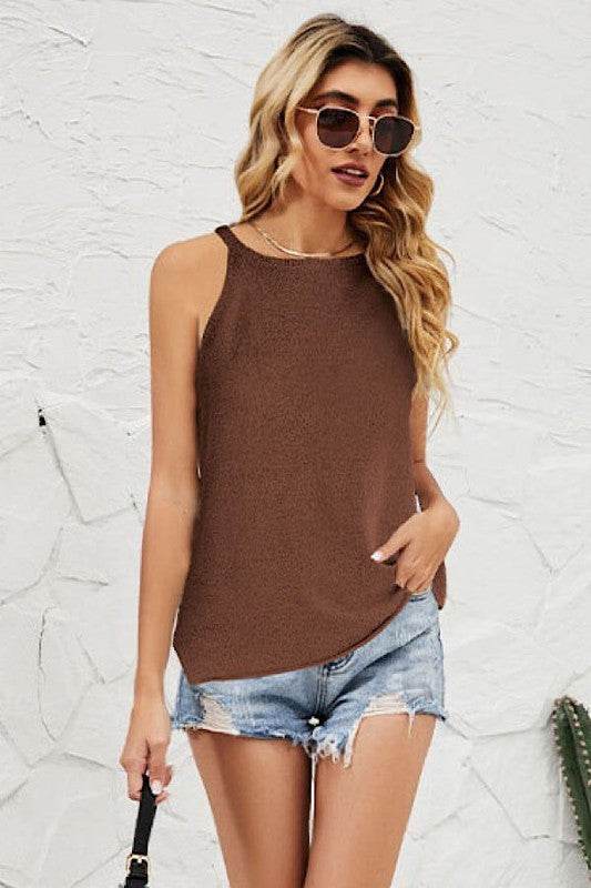 Racerback tank top