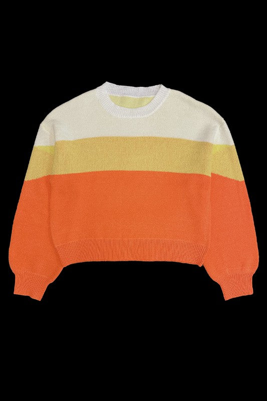 Candy corn Halloween Sweater