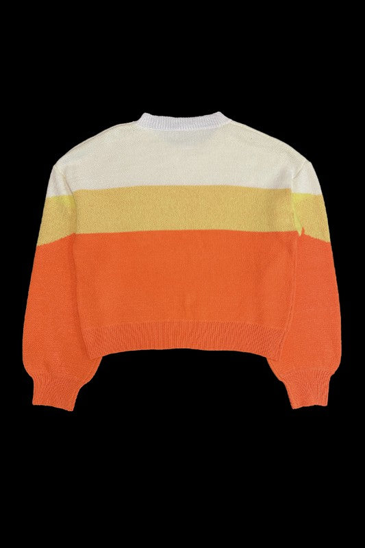 Candy corn Halloween Sweater