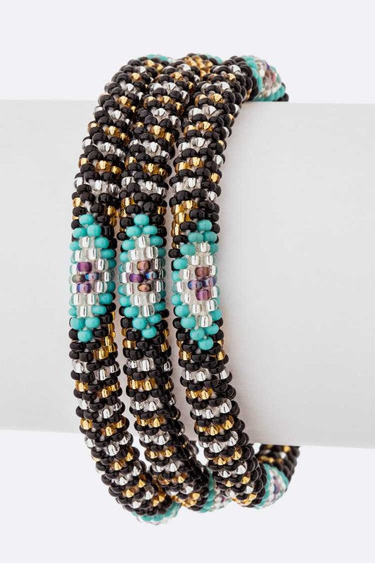 Nepal Roll On Friendship Bracelet Set