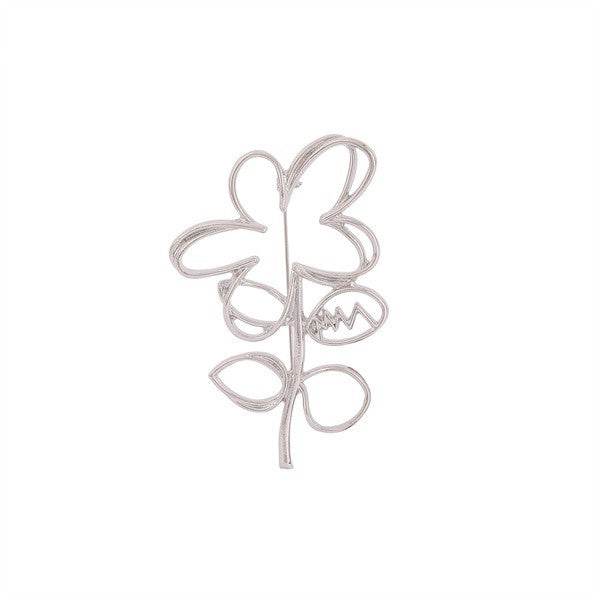 FLOWER SHAPE BROOCH
