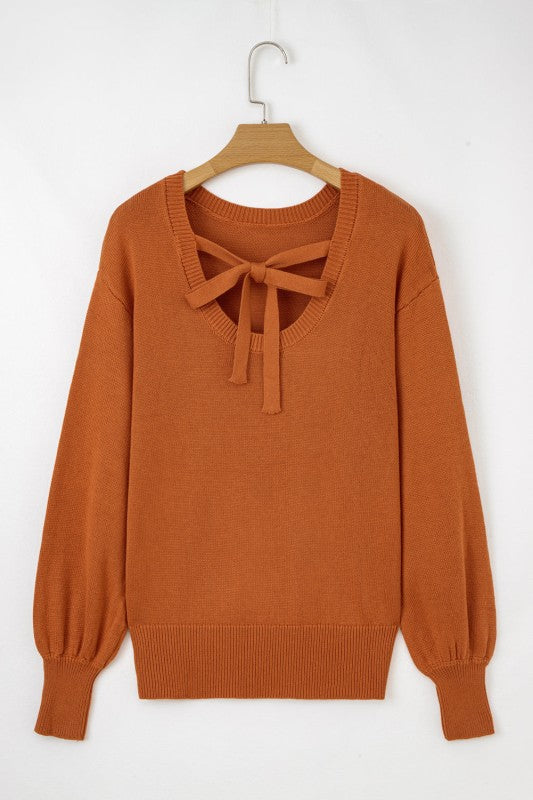 Abigail Trim Drop Shoulder Sweater