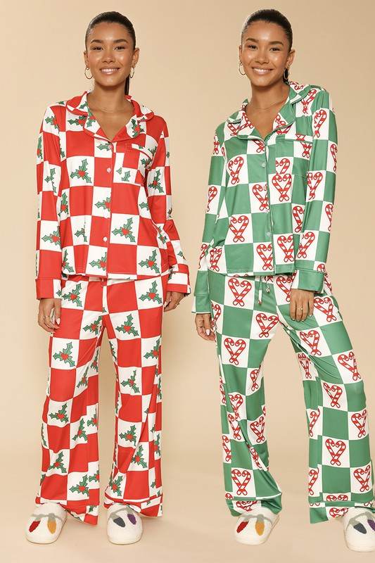 Holiday Christmas pajama set