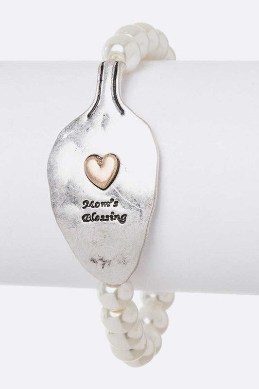 MOMs Blessing Spoon Stretch Bracelet