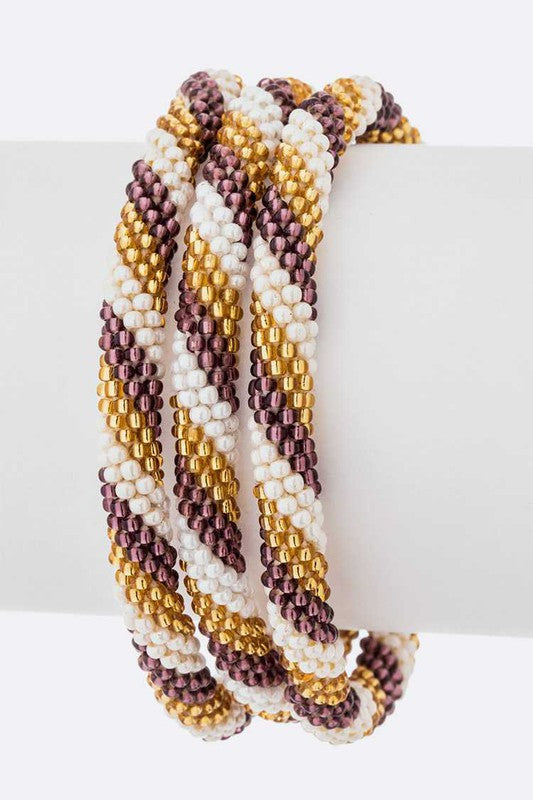 Nepal Roll On Friendship Bracelet Set