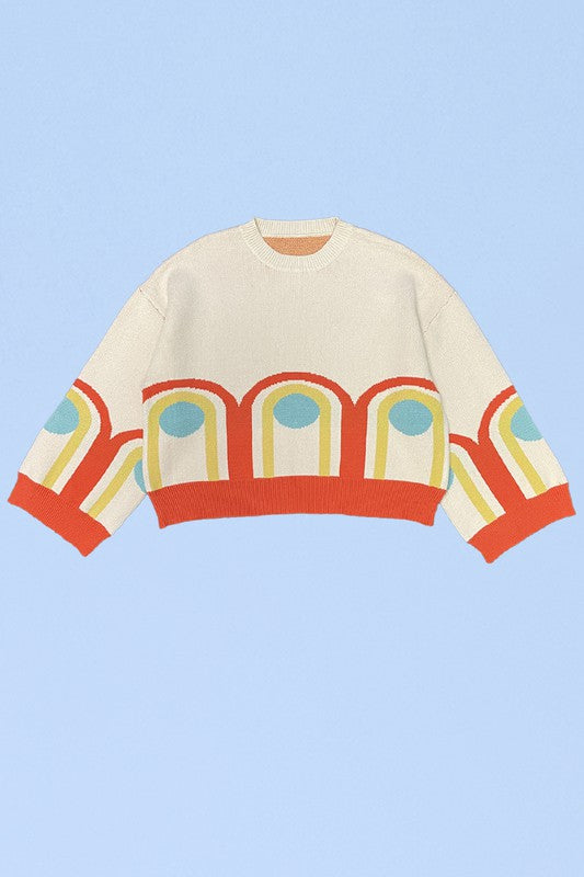 Retro Arch Sweater