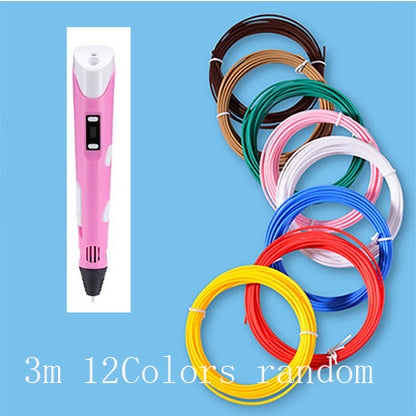 3D print pen 3D pen two generation graffiti 3D stereoscopic paintbrush