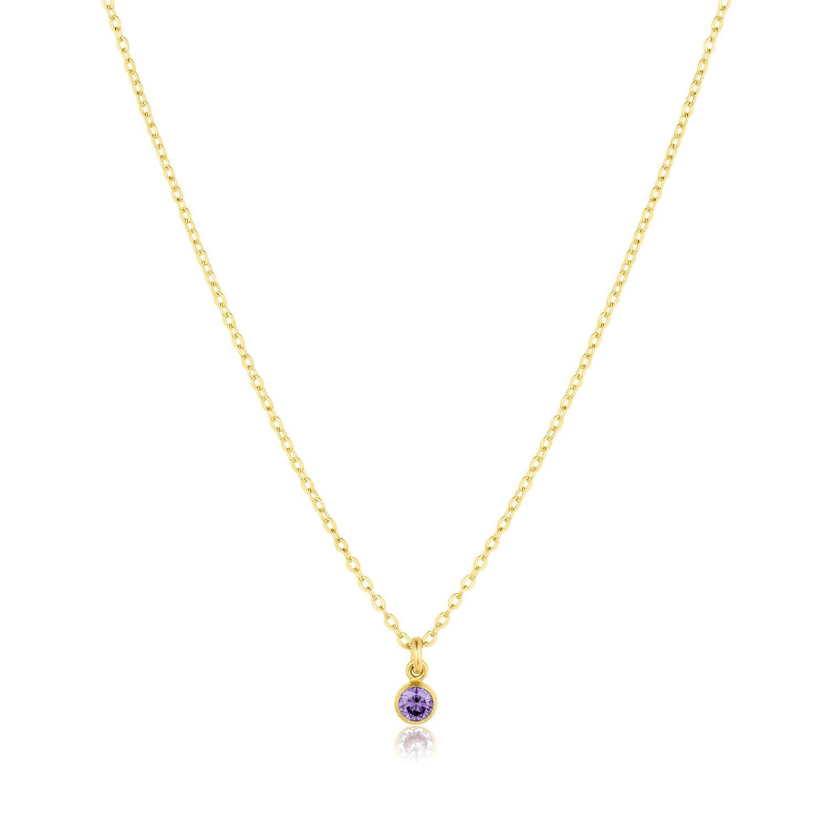 Birthstone Charm Necklace