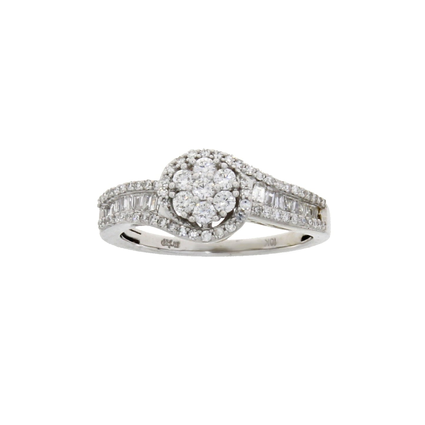 .50ct Diamond Eng Only 10KT White Gold