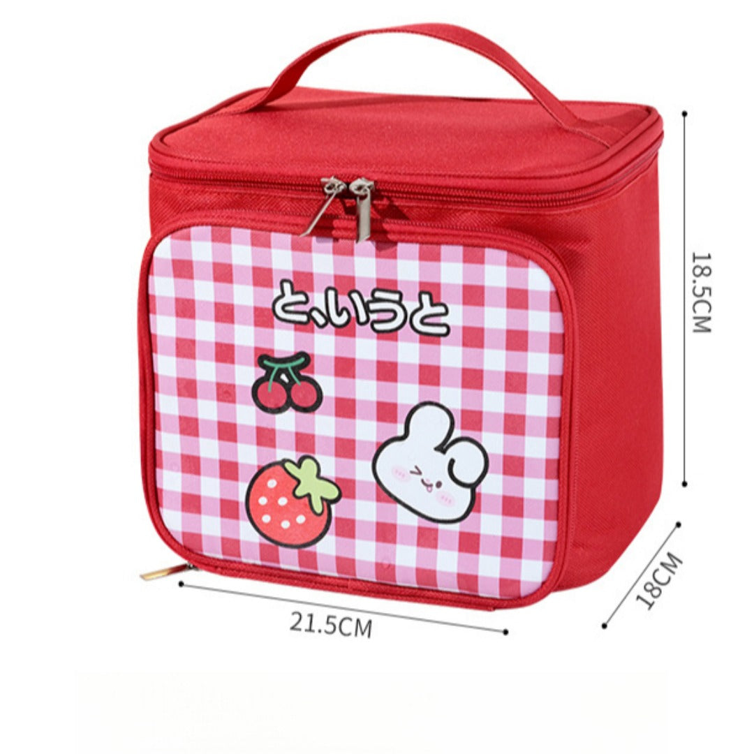 Cute Large Capacity Portable Storage Toilet Bag – Travel Bucket Cosmetic Bag for Women | Spacious Makeup Bag Organizers | Perfect Travel Makeup Bag
