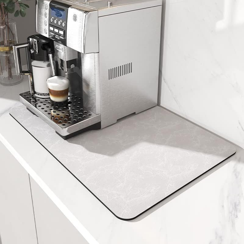 Simple Solid Color New Style Diatomaceous Earth Coffee Machine Mat