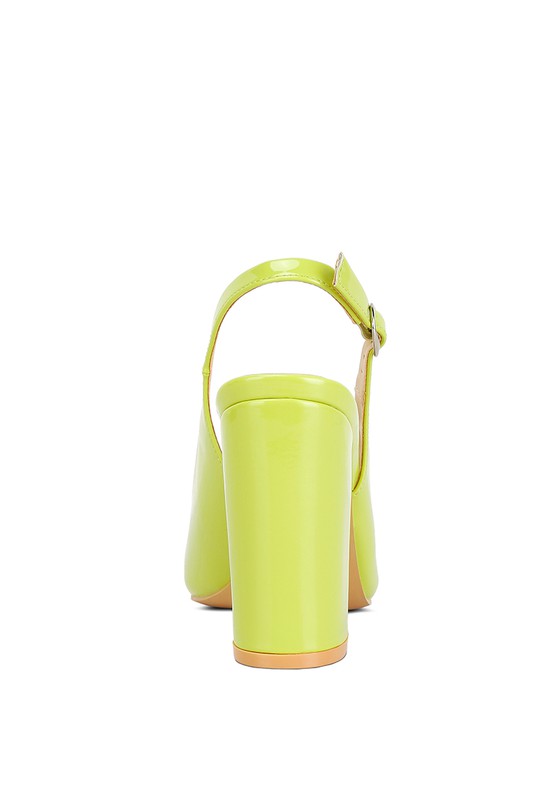 Dalaney Slingback High Block Sandals