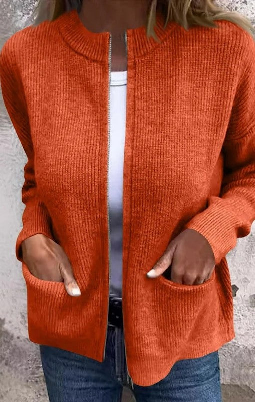 Knit Cardigan Jacket