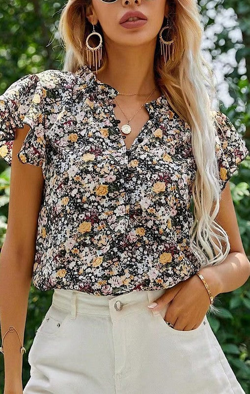 Floral blouse