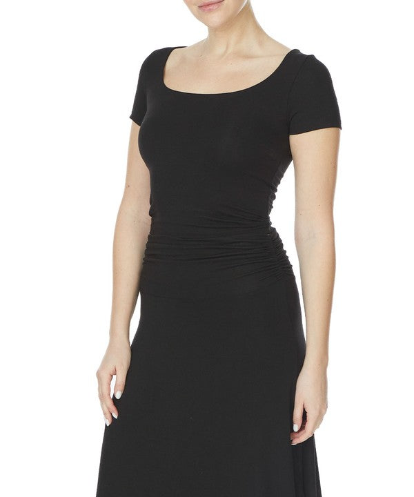 BAMBOO DLUBLE LAYERED CROP CAP SLV