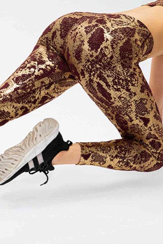Animal Print Active Pants