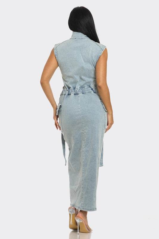Modern Edge Denim dress