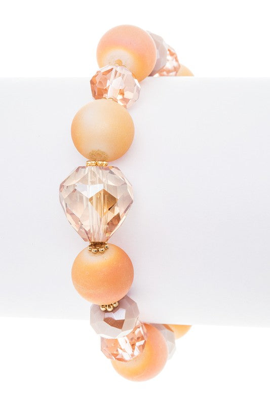 MIX BEADS STRETCH BRACELET