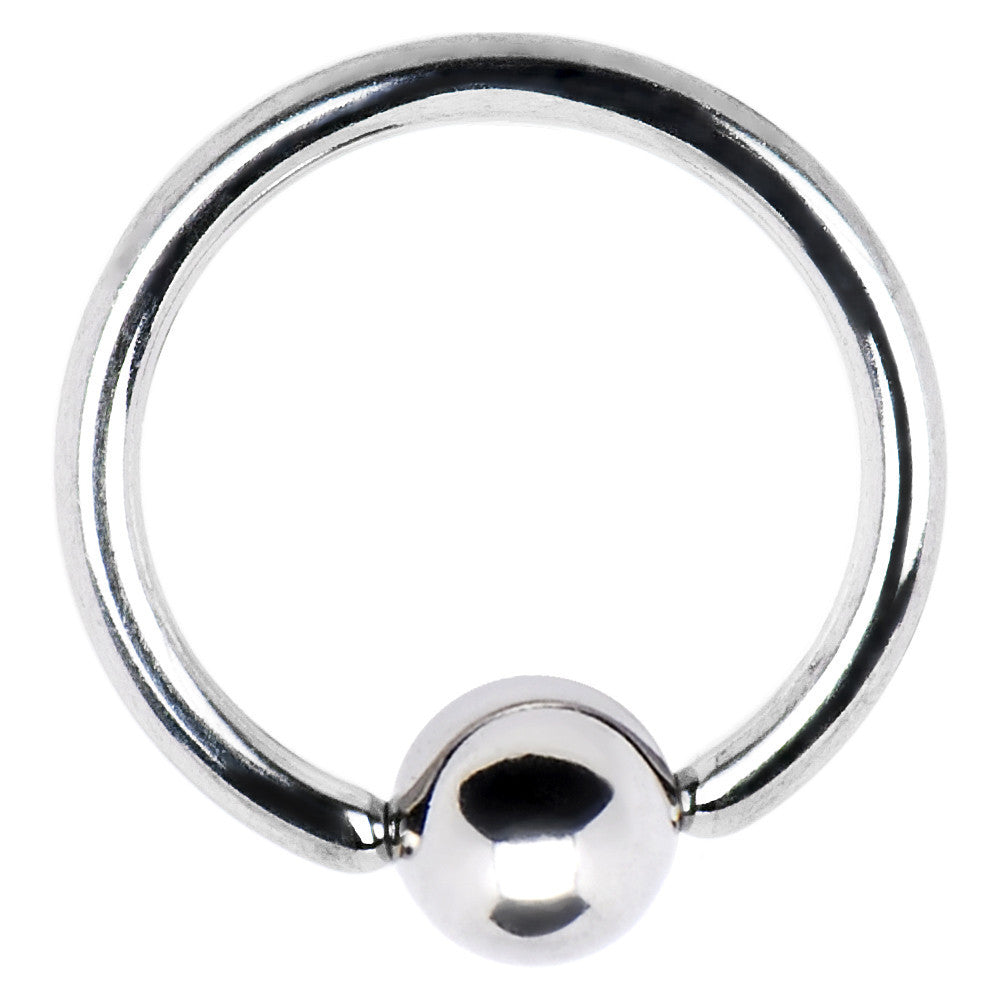14G 1/2 5mm Stainless Steel BCR Captive Ring