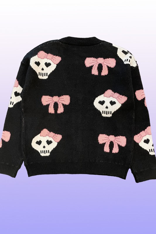 Halloween knit cardigan