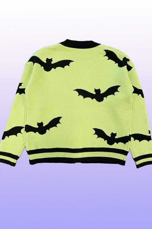 Halloween knit cardigan