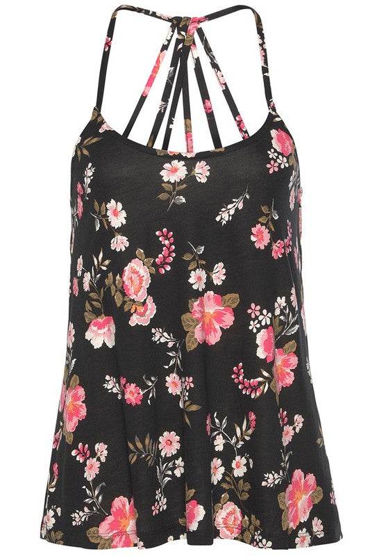 Women Spaghetti Strap Fit Casual Sleeveless Tops