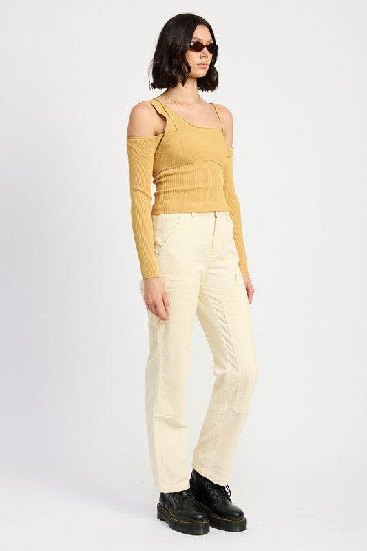 CORDUROY FULL PANTS WITH POCKETS