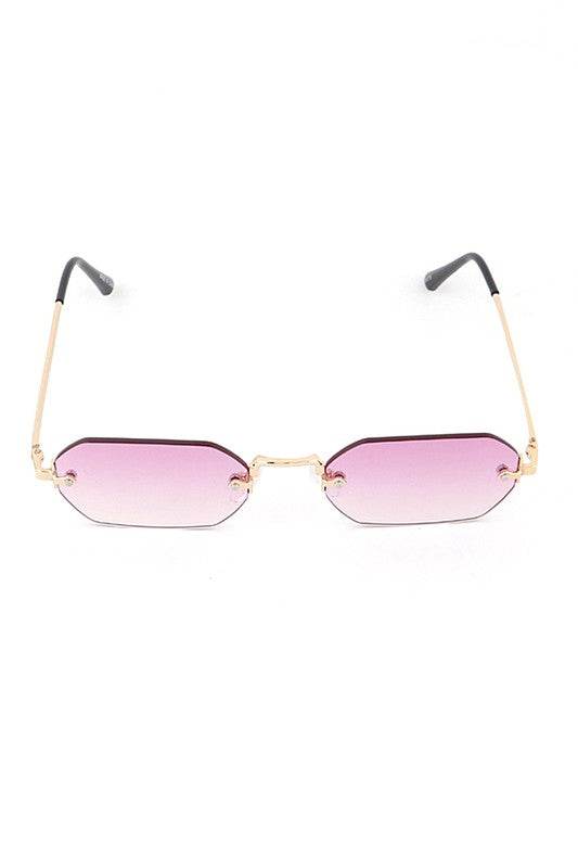 Rimless Unisex Mix Tint Sunglasses Set