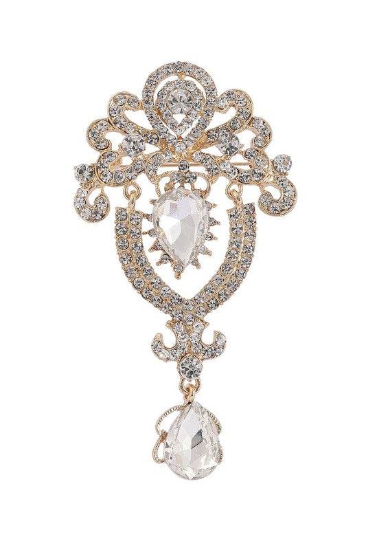 Rhinestone Vintage Bell Design