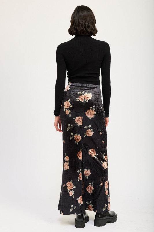 HIGH WAIST MAXI PENCIL SKIRT