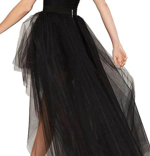 Mesh High Low Tutu Skirt