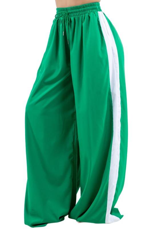 WOMEN FASHION CASUAL WIDE LEG PANTS