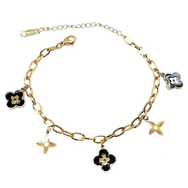 Clovers Star Chain Stainless Steel Bracelet