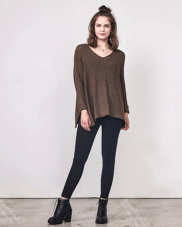 Oversized High Low Loose Lightweight Sweater