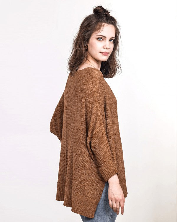 Oversized High Low Loose Lightweight Sweater