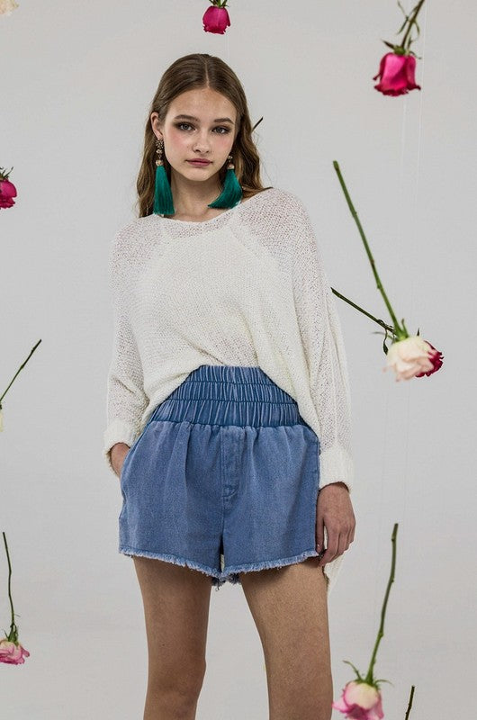 Oversized High Low Loose Lightweight Sweater
