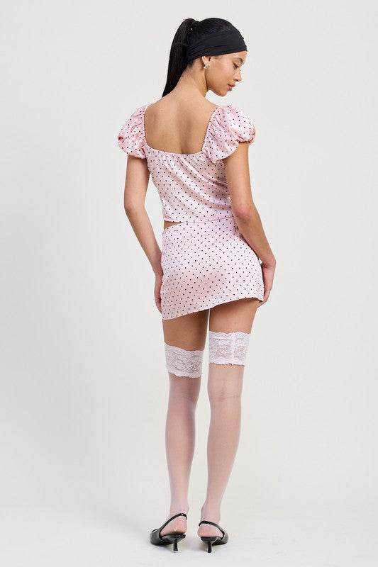 MINI POLKA DOT SKORT