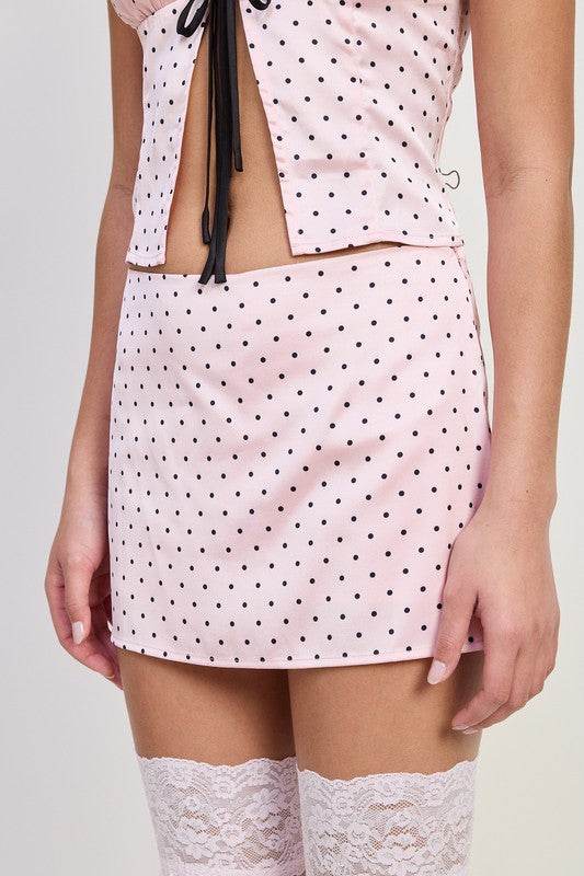 MINI POLKA DOT SKORT