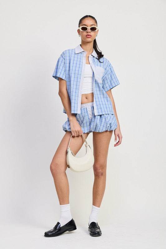 MIX MEDIA OVERSIZED SHIRT