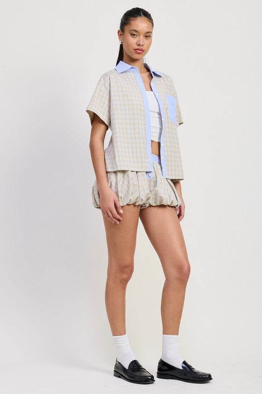 MIX MEDIA OVERSIZED SHIRT