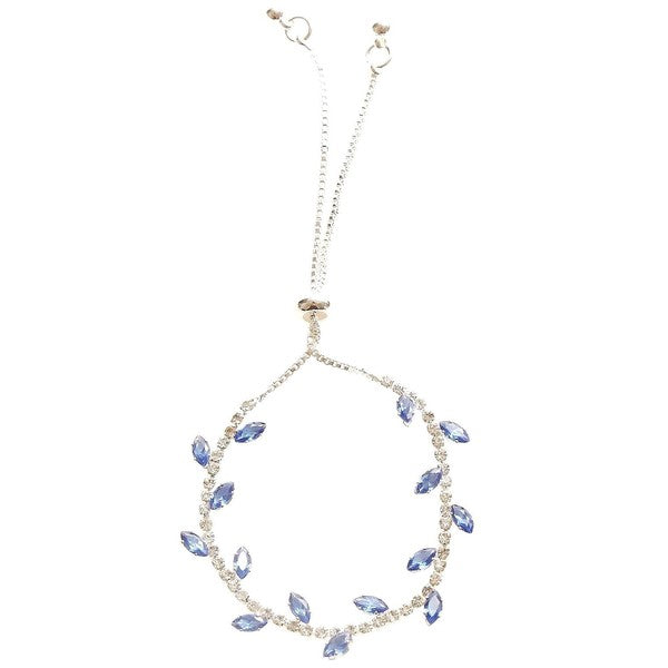 Radiant Marquise Cubic Zirconia Wrap Bracelet