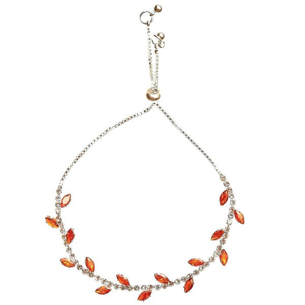 Radiant Marquise Cubic Zirconia Wrap Bracelet