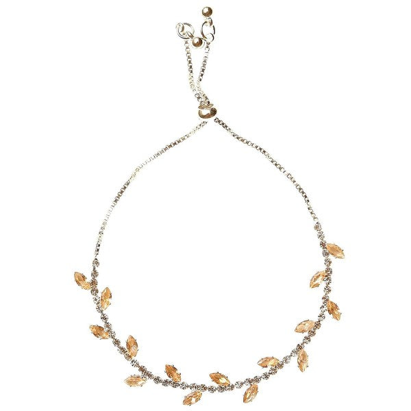 Radiant Marquise Cubic Zirconia Wrap Bracelet