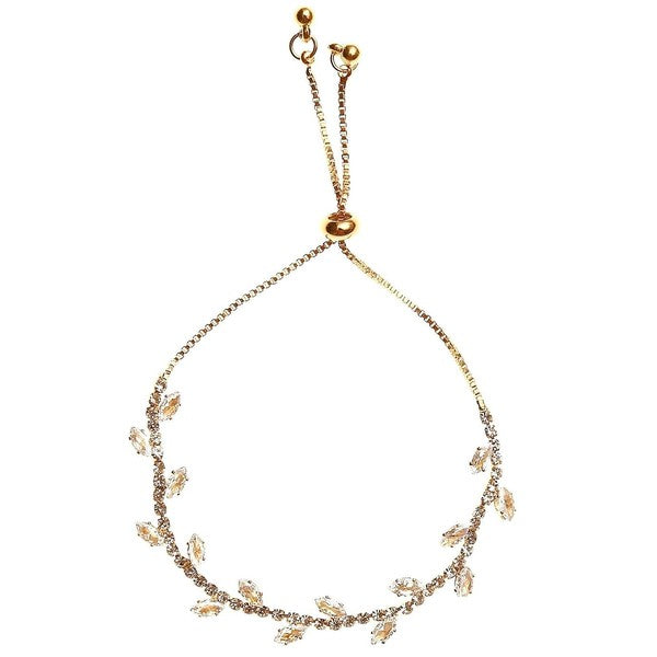 Radiant Marquise Cubic Zirconia Wrap Bracelet
