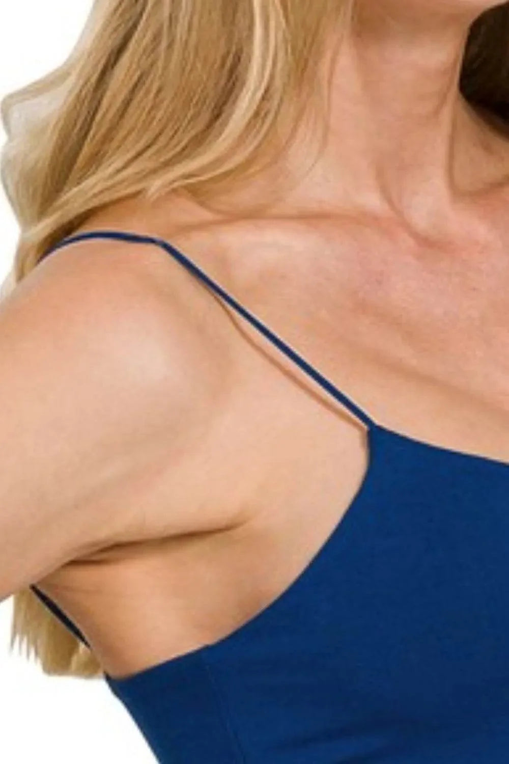 Zenana Basic Slim Fit Spaghetti Strap Cami