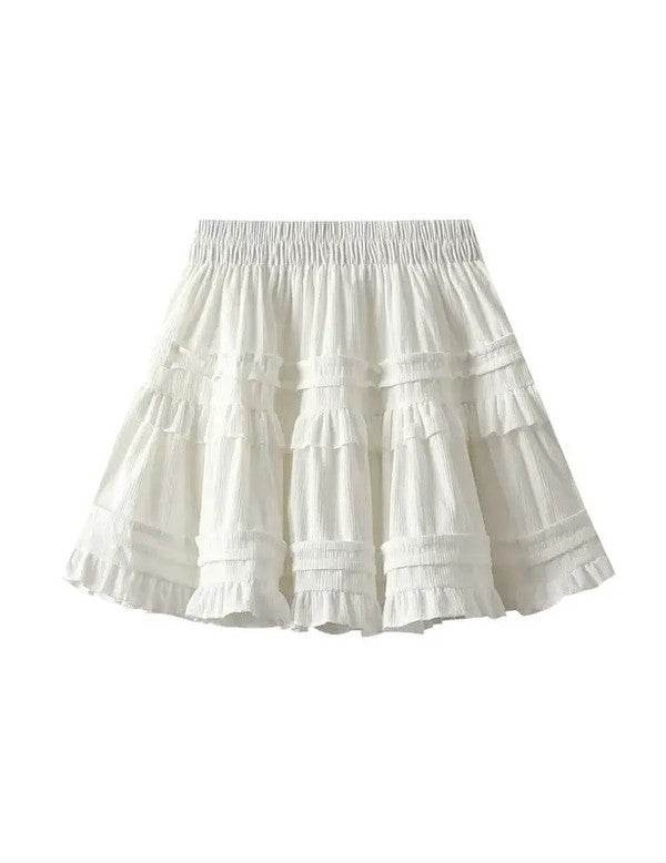 Ruffle mini skirt