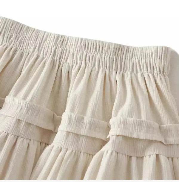 Ruffle mini skirt