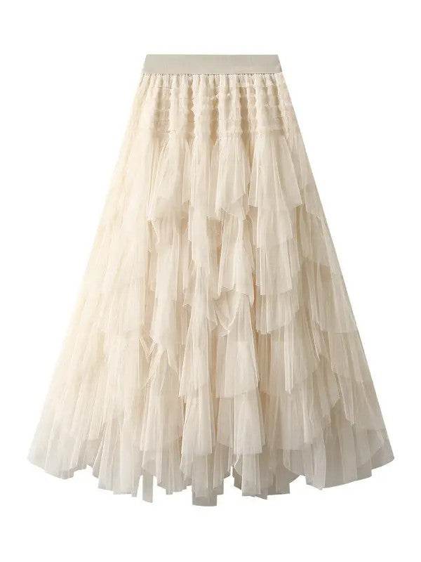 Tutu layered Midi Skirt