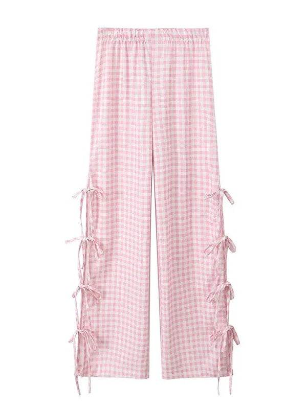 Side Bow Tie Pants